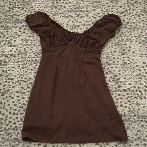 Pacsun LA hearts brown dress